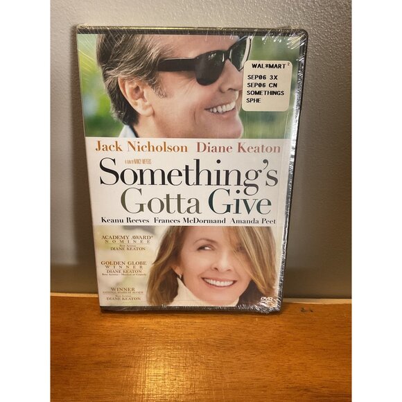 Somethings Gotta Give DVD Diane Keaton Jack Nicholson New Sealed - Picture 1 of 2